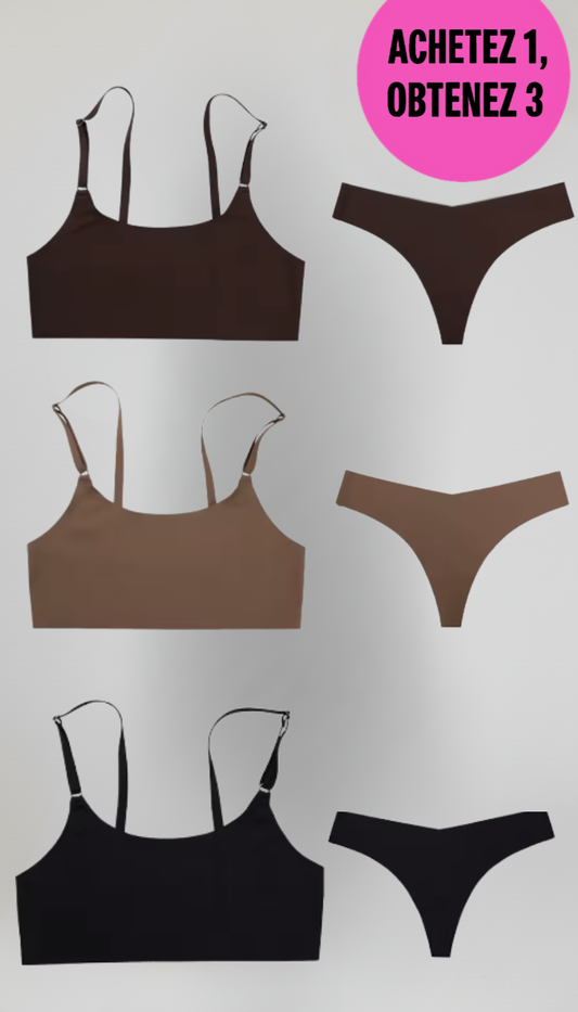 Véliane – Ensemble Intime Sculpté (Payez 1, Recevez 3)