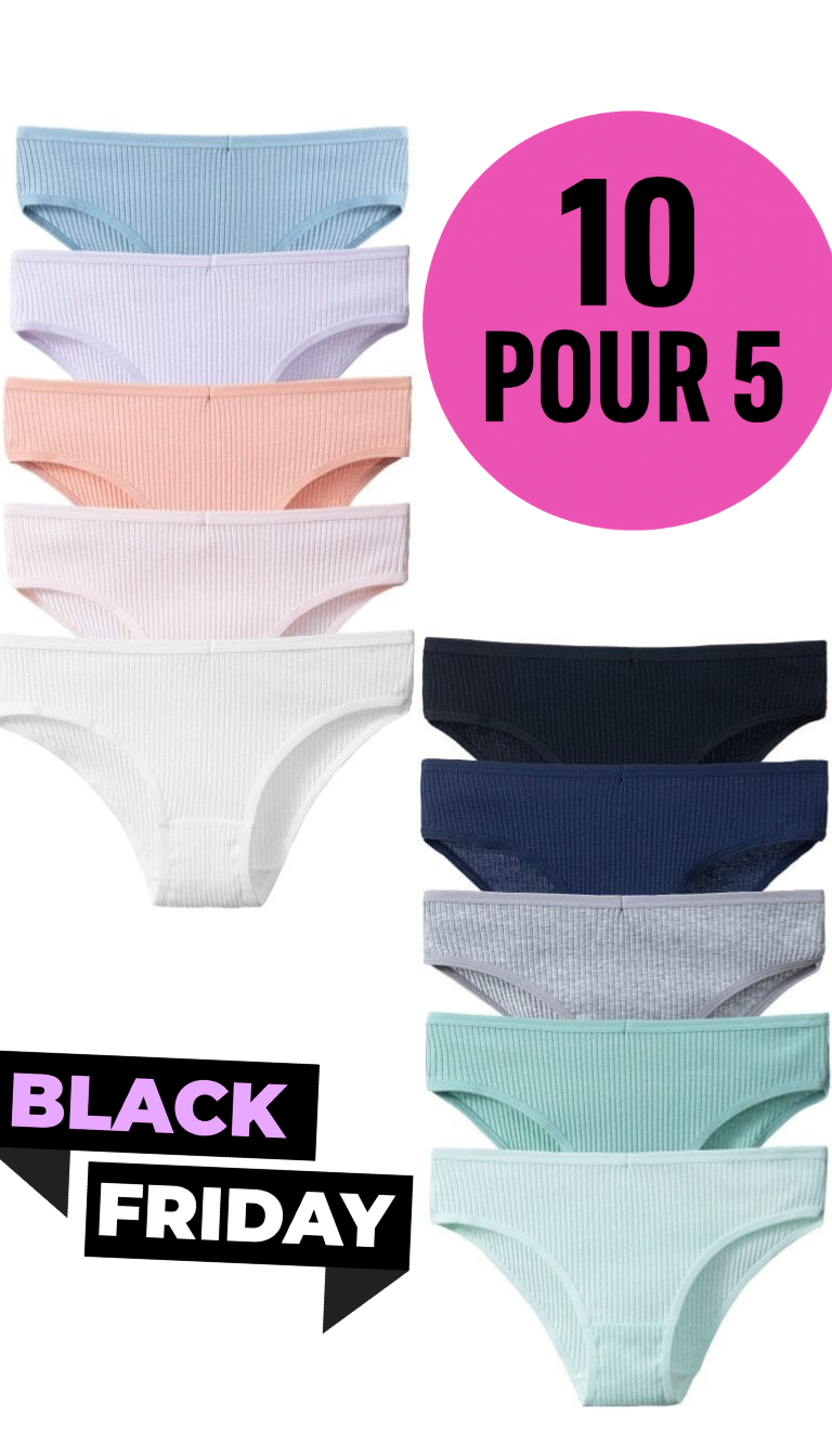 Kit 10 Culottes Veliane [Prenez 10 Payez 5]