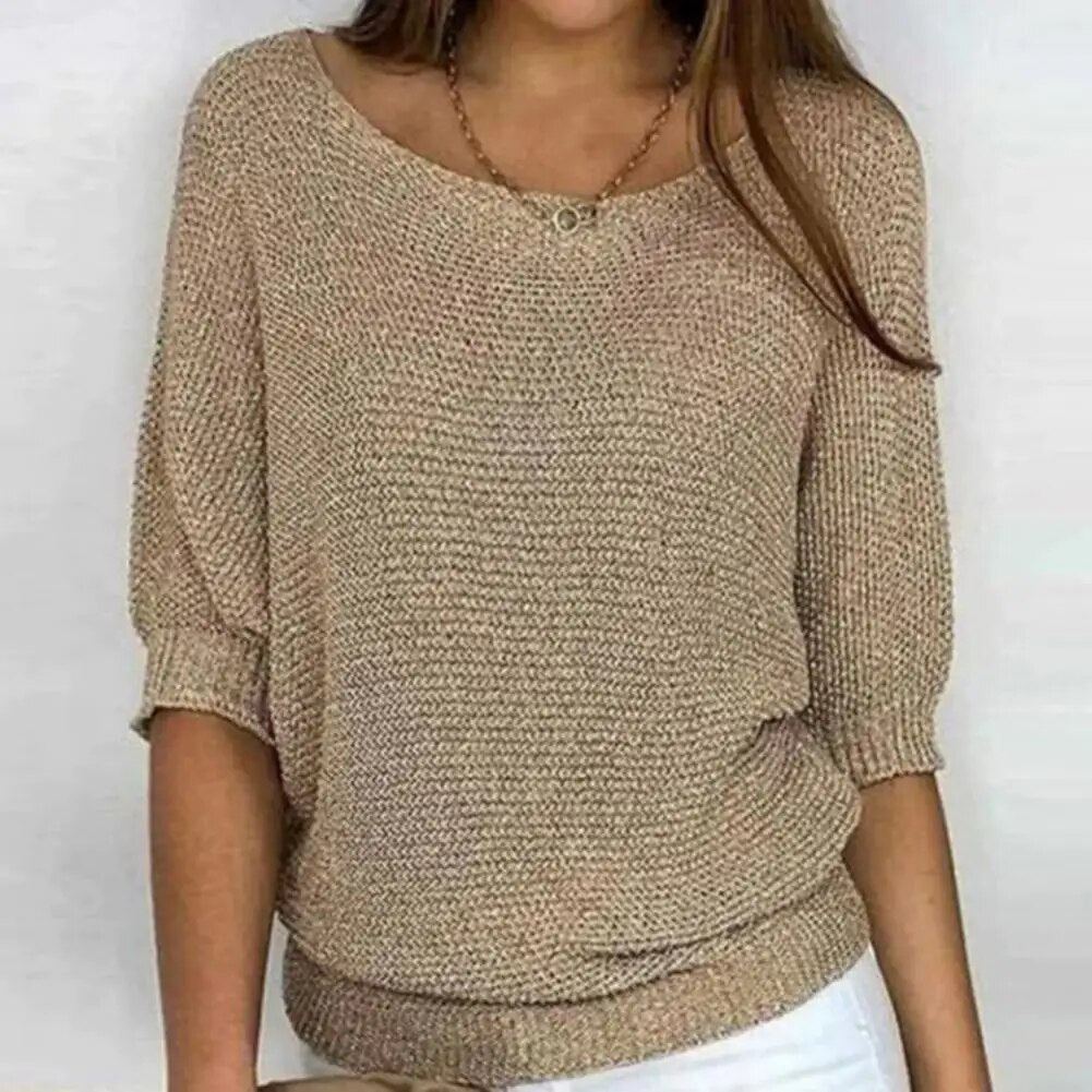 London - Pull chaud en maille pour femme