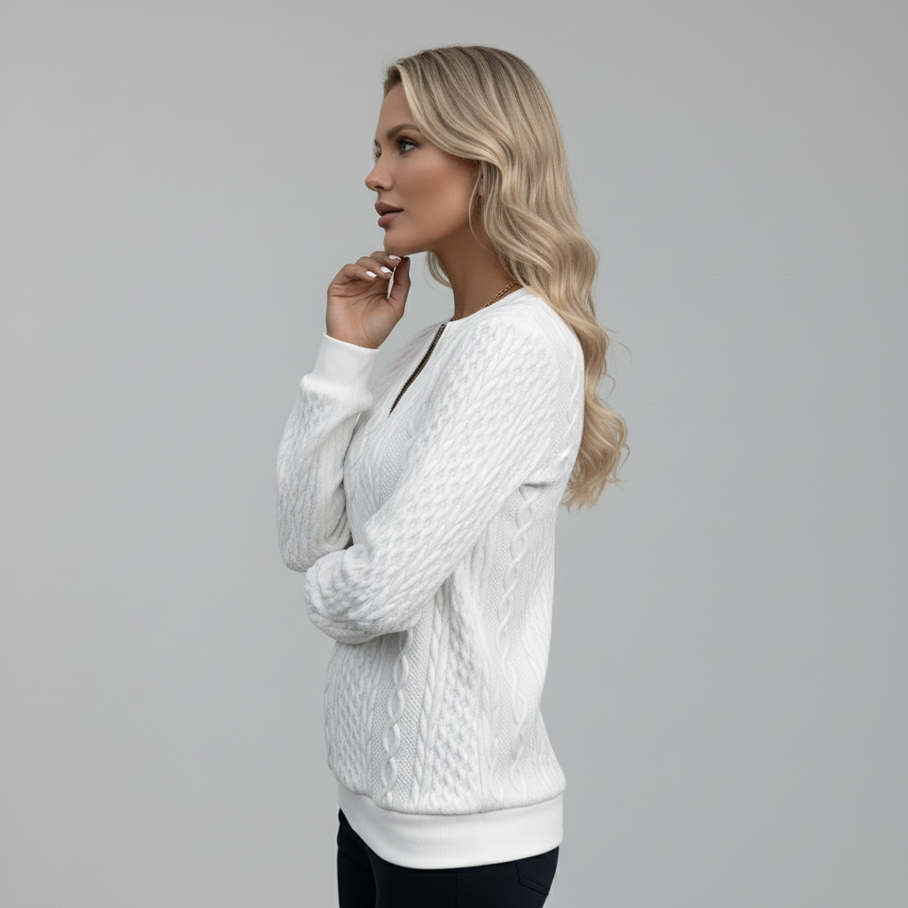 Véliane – Pull Câblé Prestige