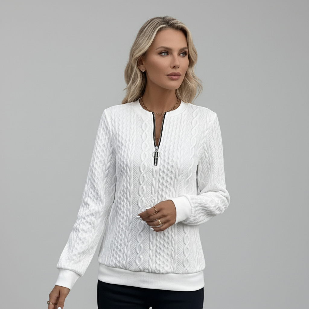 Véliane – Pull Câblé Prestige