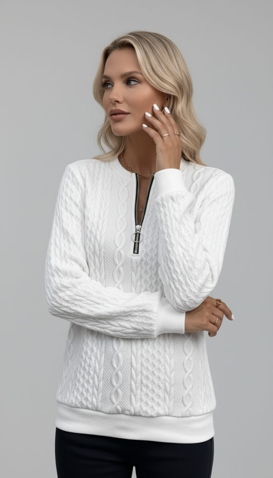 Véliane – Pull Câblé Prestige